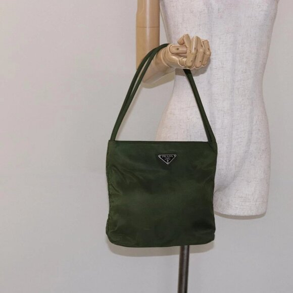 PRADA Tote Bag Nylon Green Auth 139194 - Picture 14 of 16